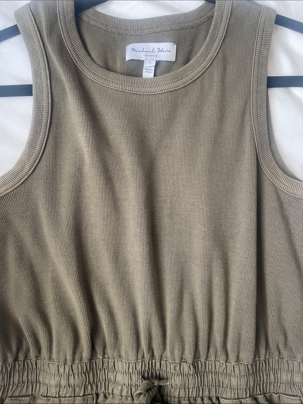 Michael Stars Stretch Cotton & Linen Midi Tank Dress - Picture 4 of 6